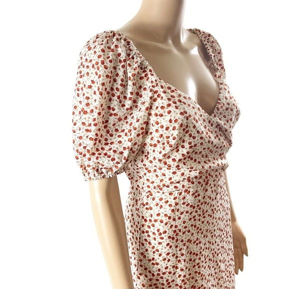 Reset by Jane Chaya Floral Mini Dress size Small in color cream combo - Picture 3 of 10